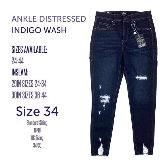 lularoe jeans sizing